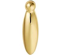 Pear Drop Shaped Lock Profile Escutcheon 60 x 18mm Polished Brass Lock Cover