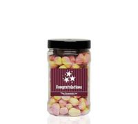 PEAR Drops 1.2kg Small Sweet Jar - A Personalised Gift Jar Filled with Your Favourite Retro Sweets! (Congratulations)