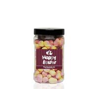 PEAR Drops 1.2kg Small Sweet Jar - A Personalised Gift Jar Filled with Your Favourite Retro Sweets! (Happy Easter)