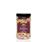 PEAR Drops 1.2kg Small Sweet Jar - A Personalised Gift Jar Filled with Your Favourite Retro Sweets! (Happy Valentine’s Day)