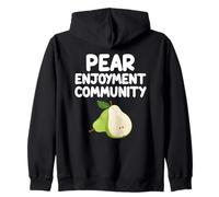 Pear Enjoyment Community Sweet Fall Fruits Bartlett Bosc Zip Hoodie