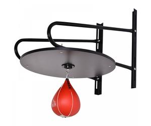 Pear Fast Boxing Set with Platform Wall Installation - Pump - Accessories Included - 60 x 73 x 80 cm Pera Veloce Included - HOMCOM | TJ Hughes