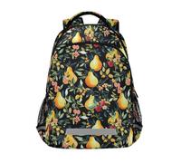 Pear Flower Pattern Backpacks for Kids School Bag Student Backpack Bookbag for Boys Girls Casual Bag