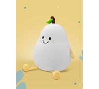 Pear Night Light, Rechargeable white