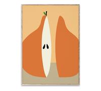 Pear Poster Multicoloured