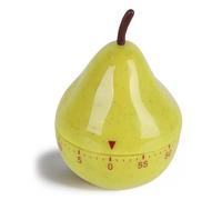 Pear Shaped Kitchen Timer, Mechanical Cute Timer Cartoon Mini 60mins Mechanical Manual Cute Pear Egg Timers Countdown Timer Mini Size Manual Timer for Kitchen