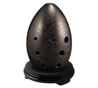 Pear-shaped Pottery Xun Beginners Practice Playing Xun Eight-hole F-tune Wind Instrument With Base ocarina instrument (2)