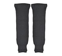 PEAR SOX Pro Weight Solid Color Knit Hockey Socks - Youth and Adult Sizes, Thick and Durable, Black, Adult (30-32")