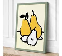 Pear Studies Modern Canvas Wall Art Print 18x12 Inch (46 x 30 cm)