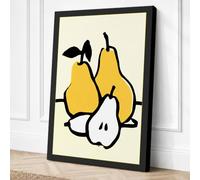 Pear Studies Modern Canvas Wall Art Print 18x12 Inch (46 x 30 cm)