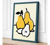 Pear Studies Modern Canvas Wall Art Print 30x20 Inch (76 x 51 cm)