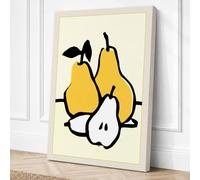 Pear Studies Modern Canvas Wall Art Print 30x20 Inch (76 x 51 cm)