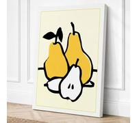 Pear Studies Modern Canvas Wall Art Print 30x20 Inch (76 x 51 cm)