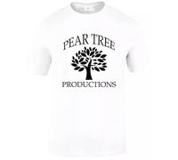 Pear Tree Productions T-Shirt Men's Part Classic Design Comedy Tee Top(White,L)