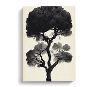 Pear Tree Shadow Vol.1 Canvas Print | Gallery Wrapped 30mm Frame Wall Art | 30x20 inches | Ready to Hang | Modern Landscape Picture | Living Room Bedroom Lounge Office