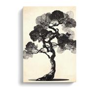 Pear Tree Shadow Vol.2 Canvas Print | Gallery Wrapped 30mm Frame Wall Art | 30x20 inches | Ready to Hang | Modern Landscape Picture | Living Room Bedroom Lounge Office