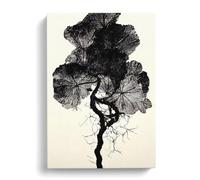 Pear Tree Shadow Vol.3 Canvas Print | Gallery Wrapped 30mm Frame Wall Art | 30x20 inches | Ready to Hang | Modern Landscape Picture | Living Room Bedroom Lounge Office