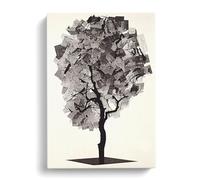 Pear Tree Shadow Vol.5 Canvas Print | Gallery Wrapped 30mm Frame Wall Art | 30x20 inches | Ready to Hang | Modern Landscape Picture | Living Room Bedroom Lounge Office