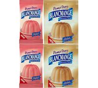 Pearce Duff’s Blancmange Bundle (4-Pack, 35g Each) - 2 x Raspberry & 2 x Butterscotch Flavors