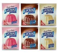 Pearce Duff's Blancmange Dessert Mix, 2xStrawberry, 2xChocolate, 2xVanilla Flavours, 6 Pack