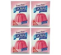 Pearce Duffs BLANCMANGE Strawberry Flavour, Dessert Mix, Makes One Pint, (4 Pack)