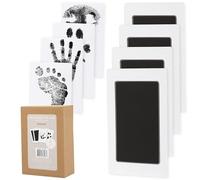Pearhead 4-Pack Clean-Touch Ink Pad Kit, Mess-Free Inkless Hand and Footprint, Baby Foot Printing or Cat and Dog Paw Print, Suitable for Babies and Pets