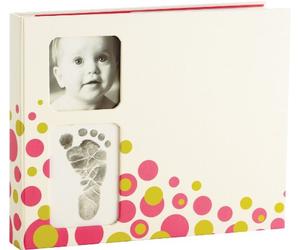 Pearhead Babyprints Memory Book (Pink Bubbles)