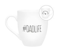 Pearhead Dadlife Ceramic Mug, Graphic Coffee Mug, Father's Day, New Dads or Father’s Day, Fatherhood Mug, Kitchen Accessory, Novelty Dad Accessory, 16oz