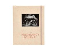 Pearhead Little Bundle of Joy Pregnancy Journal, Keepsake Pregnancy Memory Book with Sonogram Photo, First Through Third Trimester Pregnancy Milestone Tracker, Blush Leaf