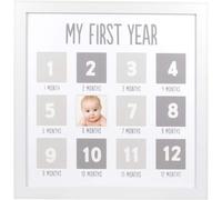 Pearhead My First Year Photo Moments Baby Keepsake Picture Frame, Baby’s Firs