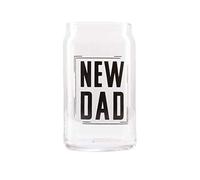 Pearhead New Dad Beer Glass, New Dads or Father’s Day Gift, Fatherhood Pint Glass, Novelty Bar Accessory, 16oz
