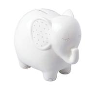 Pearhead Newborn Nursery Decor, Gender-Neutral Baby Keepsake, Ceramic, Elephant Bank, One Size