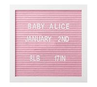 Pearhead Pink Felt Letterboard Set