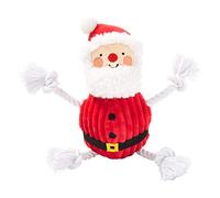 Pearhead The Real Santa Claus Dog Toy, Christmas Pet Toy, Perfect Holiday Stocking Stuffer Or Gift for Your Dog, Interactive Rope Tug Toy