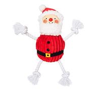 Pearhead The Real Santa Claus Dog Toy, Christmas Pet Toy, Perfect Holiday Stocking Stuffer Or Gift for Your Dog, Interactive Rope Tug Toy