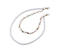 Pearl Accent Pants Jewelry Adjustable Chain Sparkling Crystal Design Beading On Adjustable Beach Waist For Daily Wear