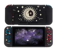 Pearl Angeli Hülle Kompatibel mit Switch, TPU Schlanke Schutzhülle für NS Joycon Konsole,Mysterious Starry Sky