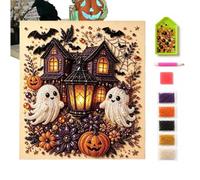 Pearl Art Kits For Adults 3D Decoration Cute Ghost Craft