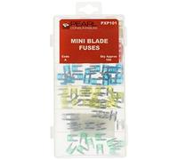 Pearl Automotive PXP101 Assorted Auto Mini Blade Fuses, 100 Pieces