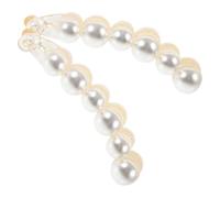 Pearl Banana Hair Clips 2pcs Plastic Claw Barrettes for Women