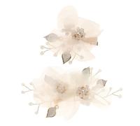 Pearl Batedpin 2 Piece Pearl Hair Accessories | Classic Vintage Design, Beaded Decoration Style, for Teen Girls, Formal Wedding Brides for Wedding Events