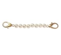Pearl Bead Handle Fashion Pearl Belt Accessories Handbag Handles DIY Purse Replacement Long Beaded Chain Strap for Purse Wallet Clutch(10cm)