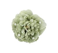 Pearl Beads Decors Peony Flower Shape Hairpins Hot Girls Duckbill Hair Clip Chinese Ponytail Hair Clip For Woman