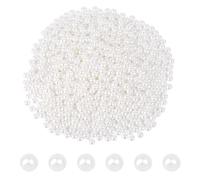 Pearl Beads for Craft,Beads for Bracelet Making & Embroidery, 1000pcs Ivory Faux Pearls, 4mm Small Sew on Pearls Beads for Jewelry Making, Crafts, Decoration and Vase Filler