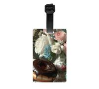 Pearl Blossom Luggage Tag Unique Travel Accessory PVC Material for Suitcase Duffel Bag Gym Bag