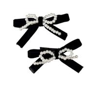 Pearl Bowtie Hair Clip Sweet Girls Ballet Bowknot Hairpin Styling Accessories For Thin Korean Headdress Elegant Hairpin Accessory Party