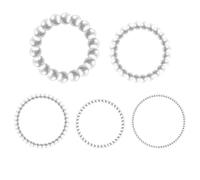 Pearl Bracelets for Women Wedding Accessories for Brides Stretch Bracelets for Women Stackable Pearl Elastic Bracelets for Women Multi Layered Bracelet for Wedding Bridesmaid Gifts for Daughter Sister