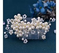 Pearl Bridal Comb Women's Hairpin Wedding Hair Accessories Party Women's Headdress Bridal Headdress (HP05 S)
