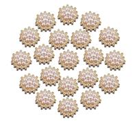 Pearl Button | Decorative Faux Multifunctional Ornaments - Rhinestone Faux Pearl Buttons | for Handicrafts Decoration Shoe Nail Clothes Sewing