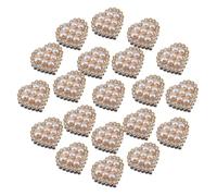 Pearl Buttons 20 Pieces Multifunctional Decorative Ornaments Fantasy | Pearl Buttons Fantasy Rhinestone For Crafts, Decorating, Shoes, Nails, Clothing, and